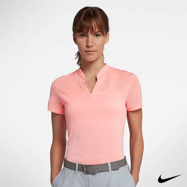 Nike 女 超輕透運動上衣 粉 884856-693