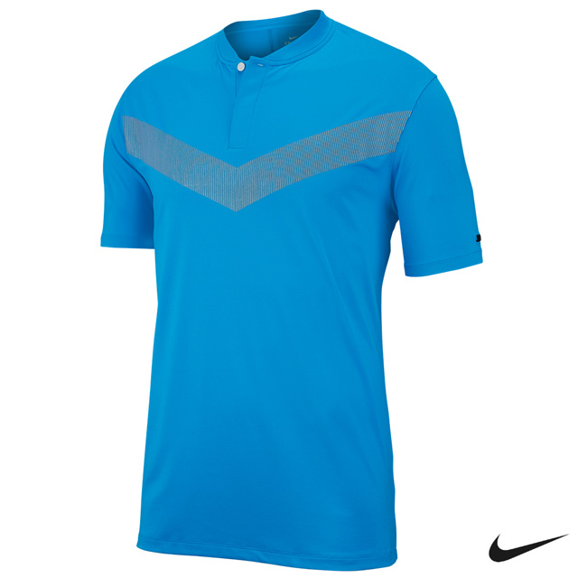Nike Golf Tiger Woods 男 運動短袖立領 藍 BV0502-406