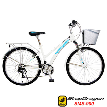 【StepDragon】 SMS-900 26吋21速日本Shimano 低跨桿城市通勤車