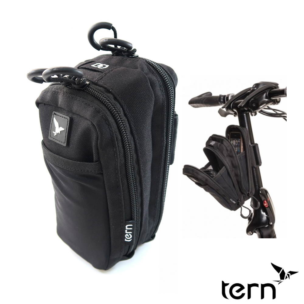 Tern RidePocket 豎管/立管置物包（附防雨罩）-黑