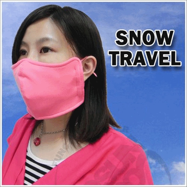【SNOW TRAVEL】台灣研發礦石冰涼降溫布料 超抗UV抗菌口罩(2入)