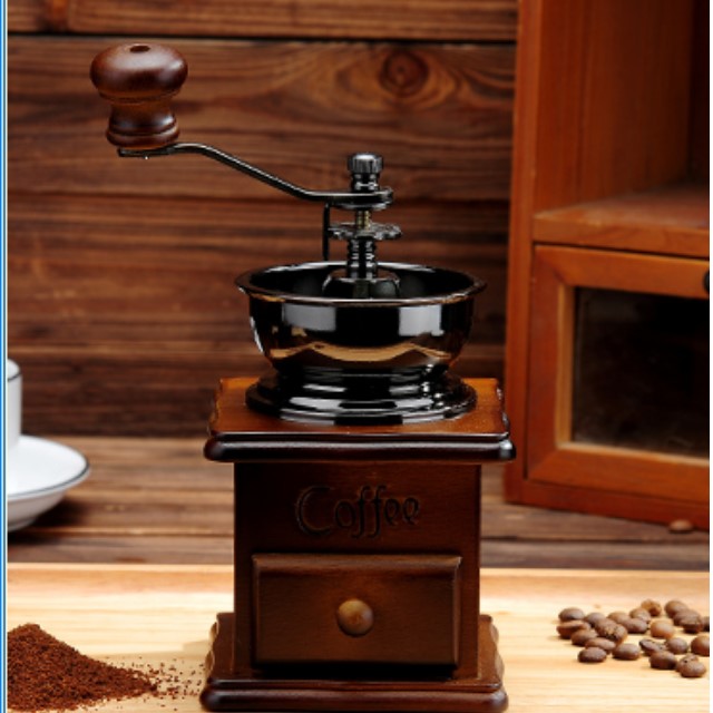 May Shop【107012405】復古咖啡豆研磨機
