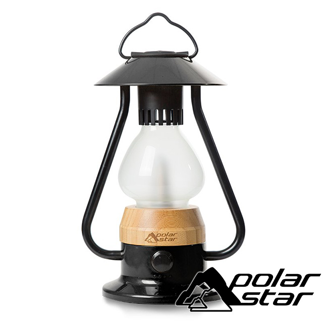 【PolarStar】藍芽音響 復古造型燈『黑色』P20711 露營 戶外 營燈