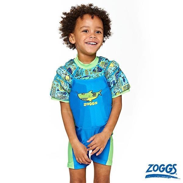 ZOGGS 嬰幼兒《海底世界》水翼防曬浮力連身泳衣