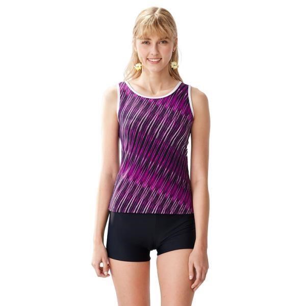 紫色編繩學生款二件式泳衣 1919708（大正泳裝）