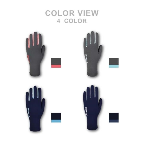【威飛客WELL FIT】UVfit 3D長版多彩防曬手套 - 四色 - 觸控手套