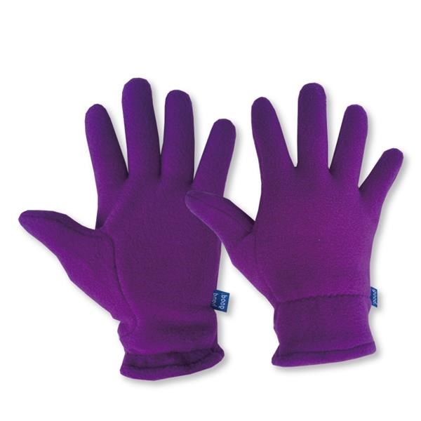 【good.hand】大童fleece刷毛手套 | 紫色 | 025F