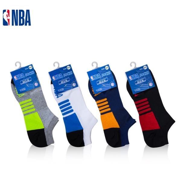 【NBA運動配件館】NBA襪子 平版襪 船襪 休閒網眼緹花船襪(6雙組)