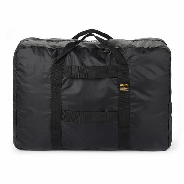 【 Travel Blue 藍旅 旅行配件 】 旅行大容量摺疊手提袋 (48L) 黑色 TB067-BK