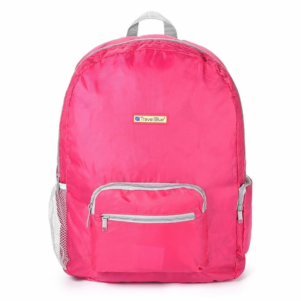 【 Travel Blue 藍旅 旅行配件 】 Foldable 輕便型摺疊揹包 (20L) 桃紅 TB065-FH