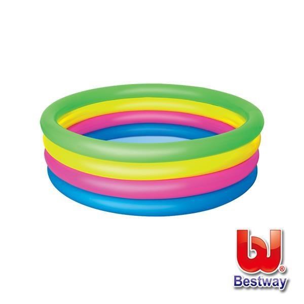 《Bestway》彩虹四環充氣水池直徑157cm