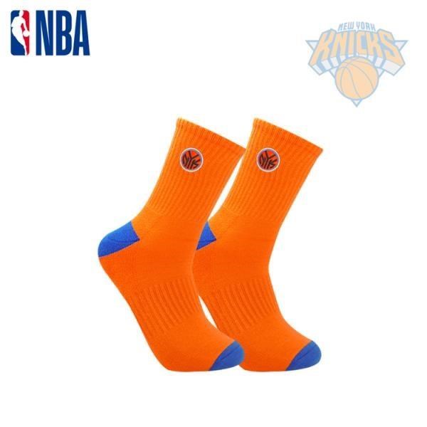 【NBA運動配件館】NBA襪子 籃球襪 運動襪 中筒襪 尼克隊 束腳底刺繡毛圈中筒襪