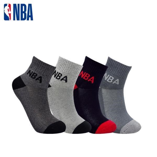 【NBA運動配件館】NBA襪子 運動襪 籃球襪 休閒緹花網眼毛圈短襪