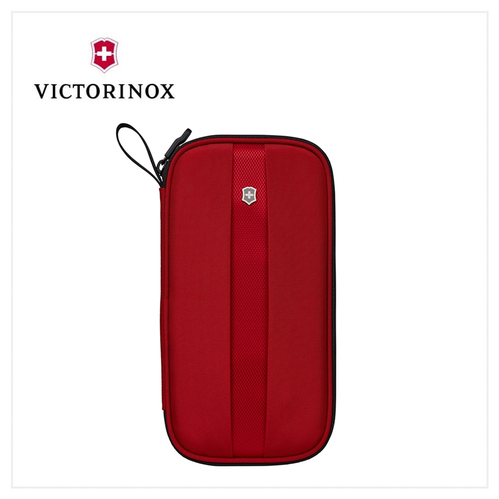 【VICTORINOX 瑞士維氏】TA 5.0直立式護照包-紅(610598)