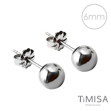 TiMISA《極簡真我(6mm)》純鈦耳針