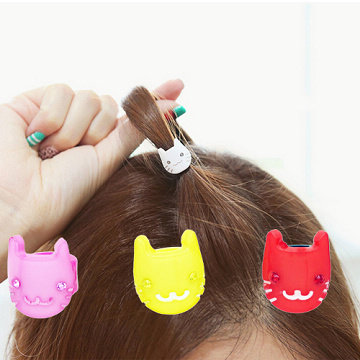 Charme 韓國流行童趣風 可愛小貓造型 扣扣夾 A款(三入一組)