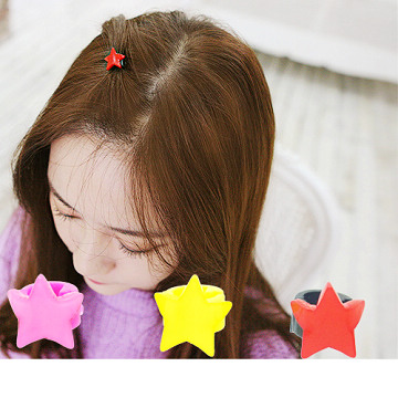 Charme 韓國流行童趣風 可愛星星造型 扣扣夾 A款(三入一組)
