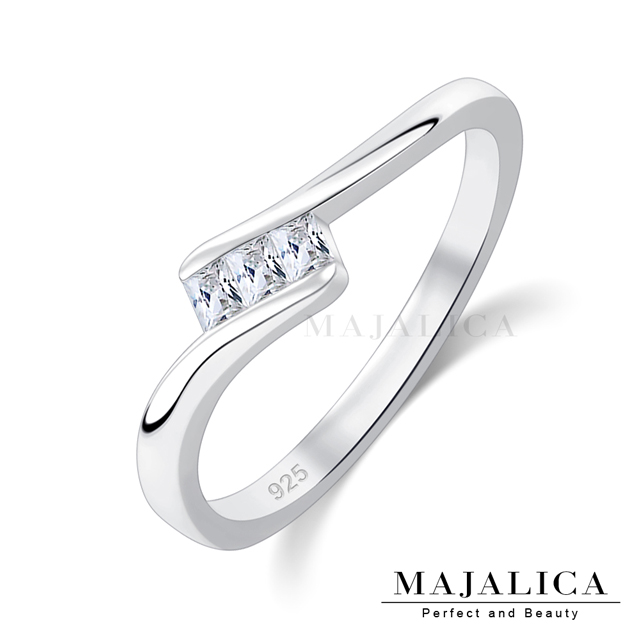 Majalica 925純銀戒指尾戒 璀璨時尚 PR9035