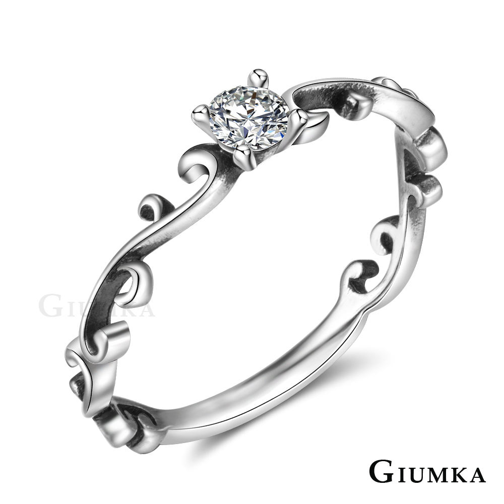 GIUMKA 925純銀 勝利者的桂冠戒指 MRS07037