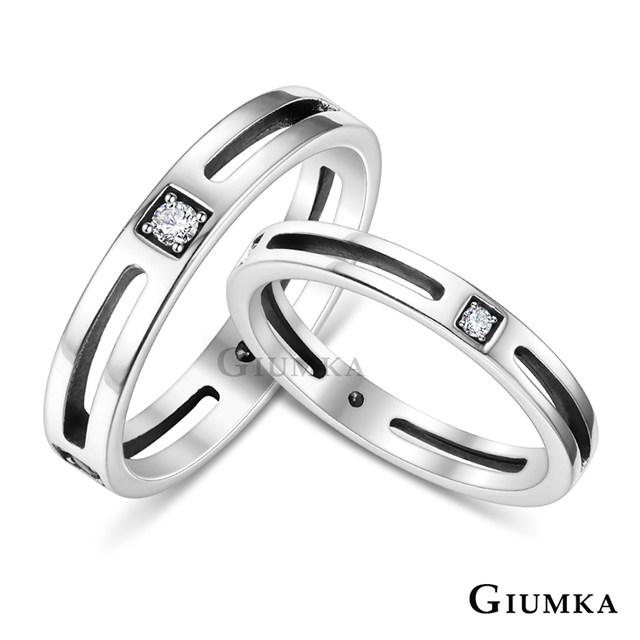 GIUMKA 幸福約定 925純銀戒指尾戒 情侶戒指 MRS08012