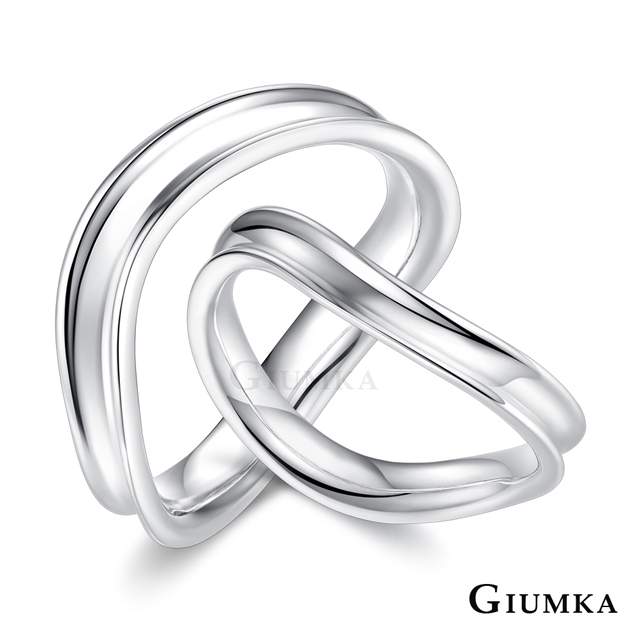 GIUMKA 觸動幸福 925純銀戒指 情侶戒指 MRS08026