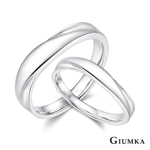 GIUMKA 純銀情侶戒指 愛的幸福戒指 MRS08032