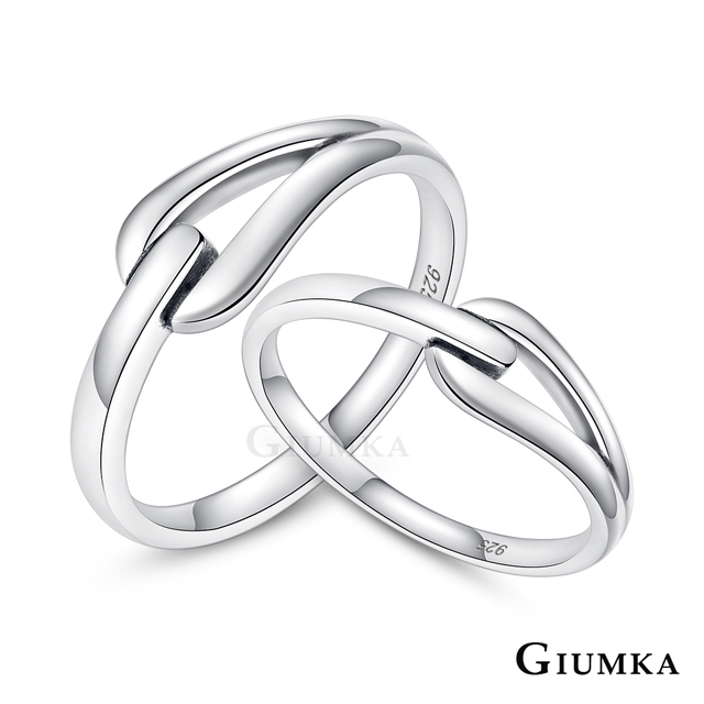 GIUMKA 純銀情侶戒指 伴你一生戒指 MRS09003