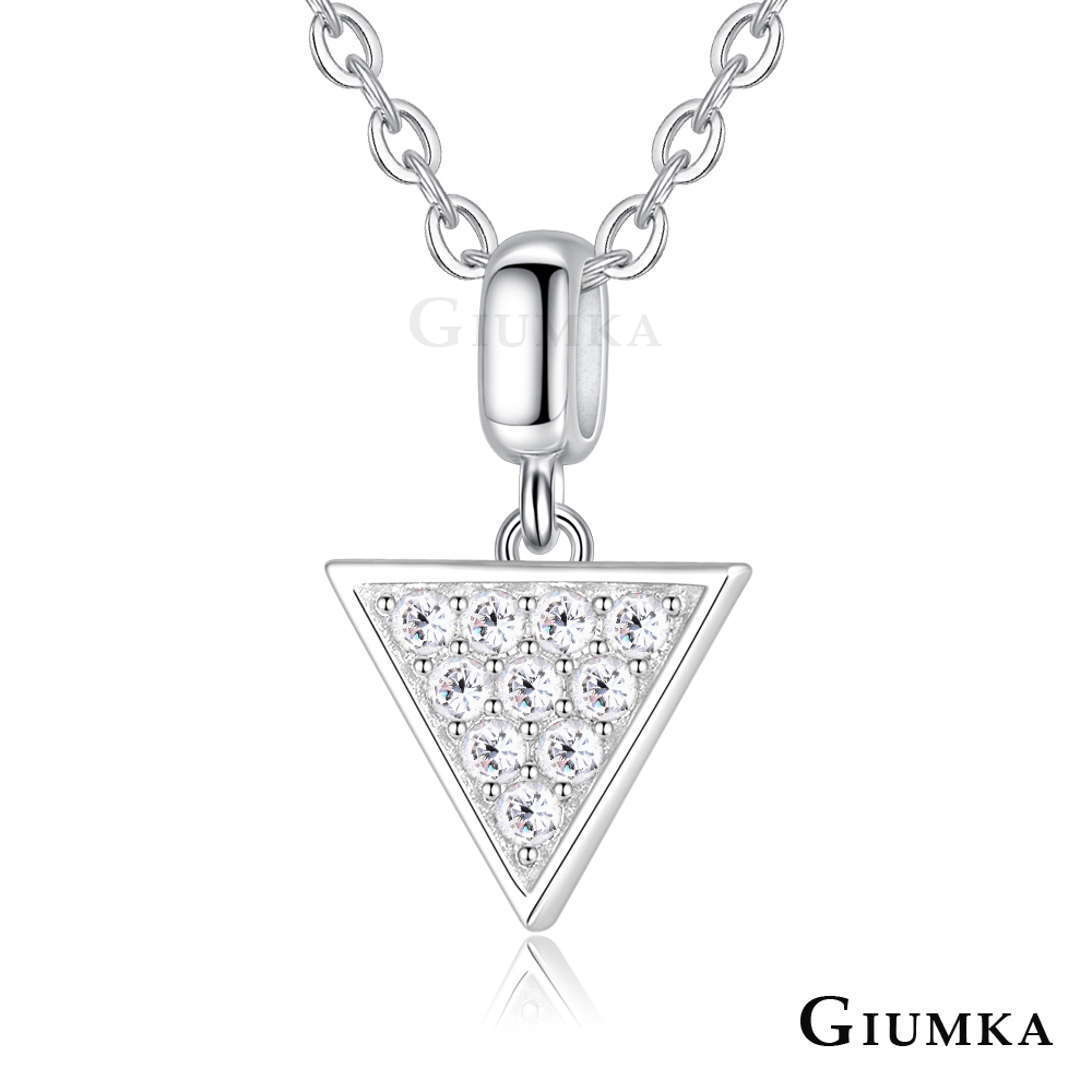 GIUMKA純銀項鍊 小三角形 925純銀項鍊 MNS07098
