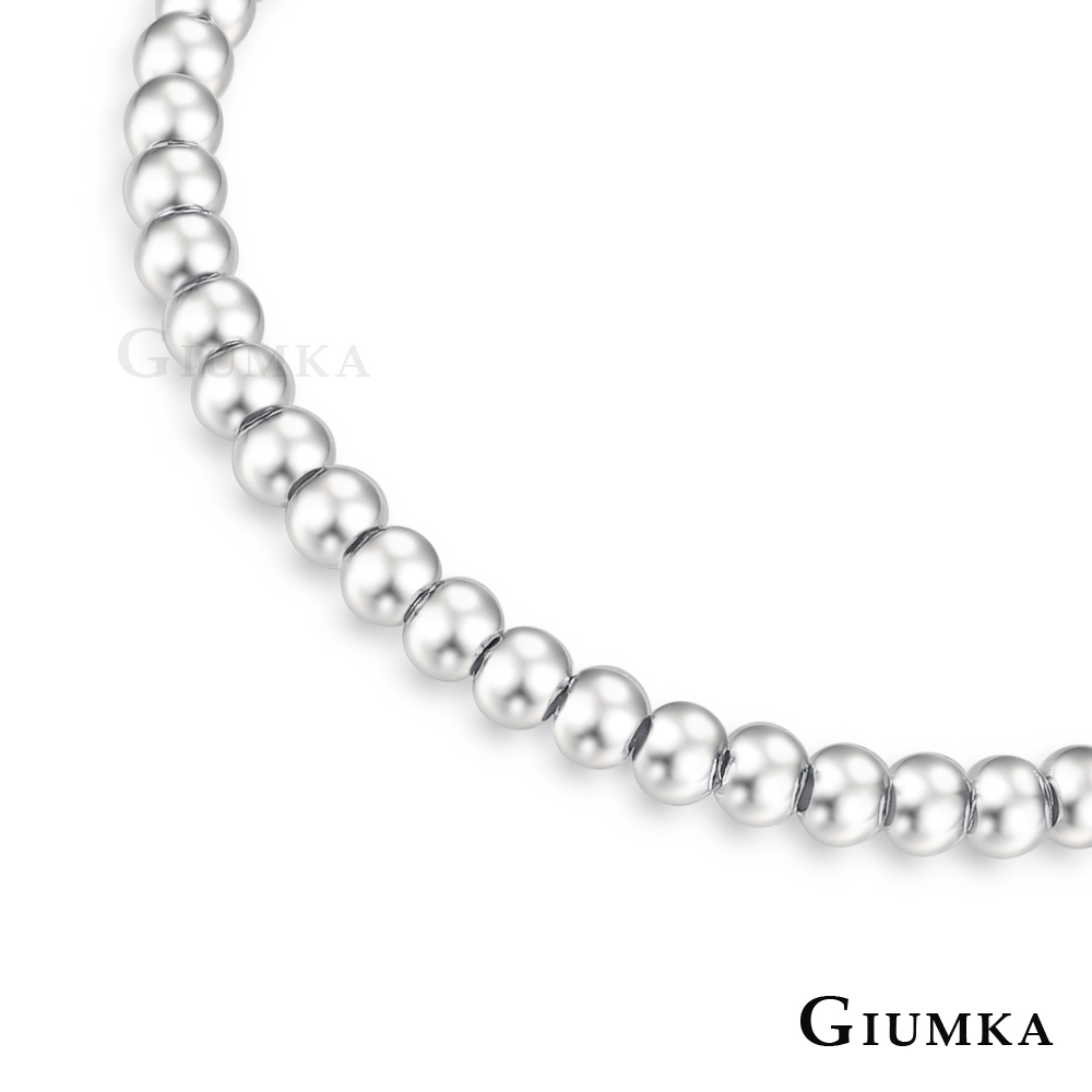 GIUMKA 純銀珠珠手鍊 簡約單鍊 圓珠直徑0.4CM 925純銀 MHS06047