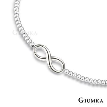GIUMKA 純銀珠珠手鍊 小無限 925純銀 MHS06050