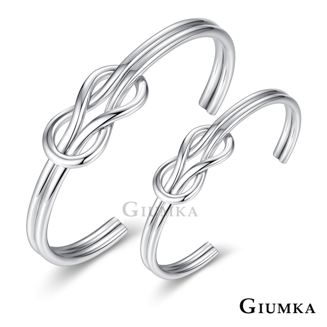 GIUMKA 永結同心白鋼情侶手環 多款任選 MB08034