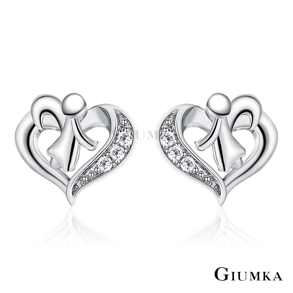 GIUMKA 天使之愛純銀耳環 MFS6052