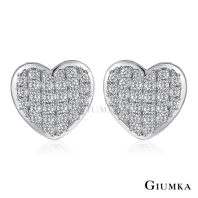 GIUMKA 唯愛滿鑽純銀耳環 MFS06113