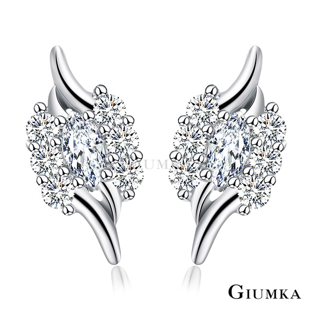 GIUMKA 耀眼典藏滿鑽純銀耳環 MFS06091