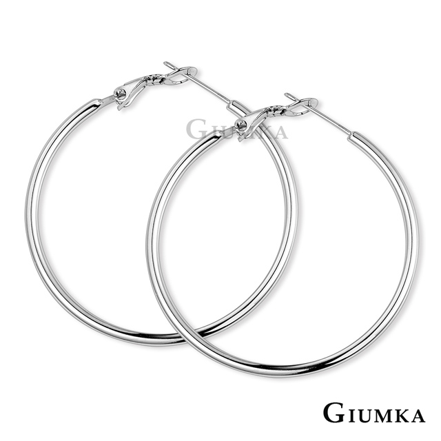 GIUMKA 簡約C型白鋼耳環 多款任選 MF08002