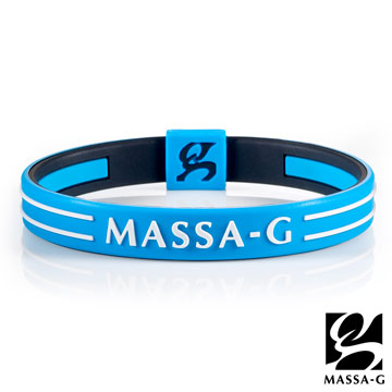 MASSA-G Energy Plus雙面鍺鈦能量手環-藍