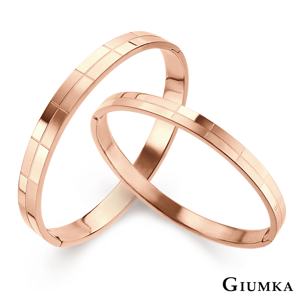 GIUMKA 幾何元素白鋼情侶手環 多款任選 MB327