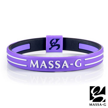 MASSA-G Energy Plus雙面鍺鈦能量手環-紫