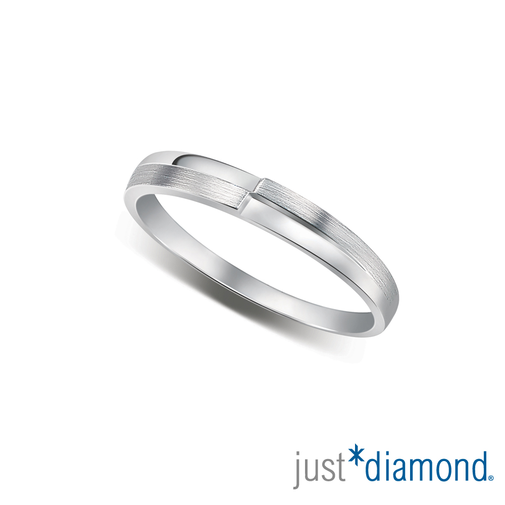 【Just Diamond】美好誓言 18K金 戒指 (對戒-男戒)