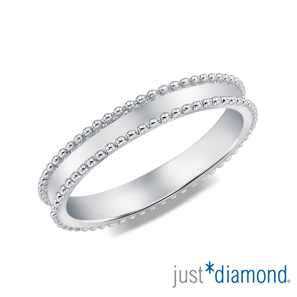 【Just Diamond】浪漫誓言 18K金 戒指 (對戒-男戒)