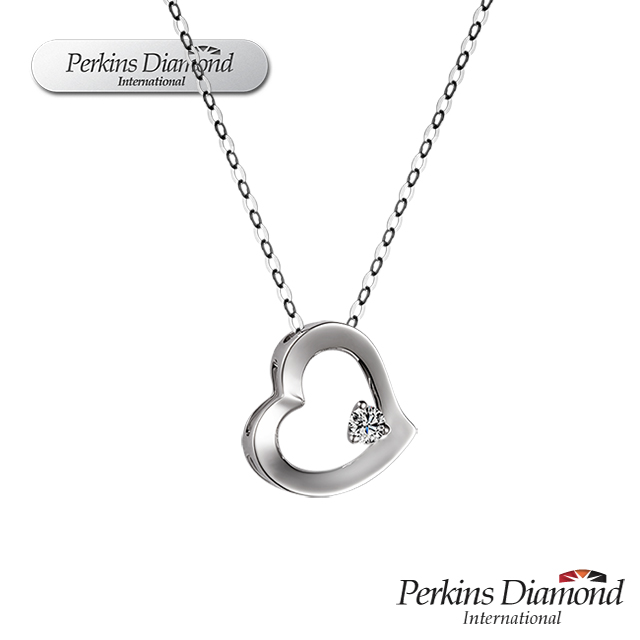 鑽石項鍊 PERKINS 伯金仕 Heart系列 18K金鑽石項鍊