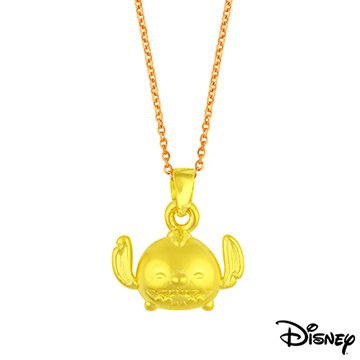 Disney迪士尼金飾 TSUM史迪奇黃金墜子 送項鍊