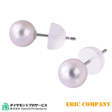 【EM eileen me】日本東京-幸オ ヤヵч本真珠 18K白金珍珠耳環-7~7.5mm