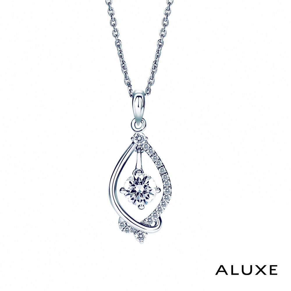 A-LUXE 亞立詩鑽石 Princess系列 0.30克拉美鑽項鍊