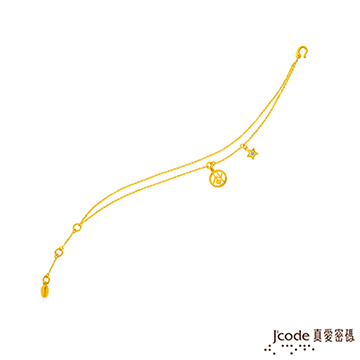 J’code真愛密碼 魔羯座-北歐智慧密碼黃金手鍊