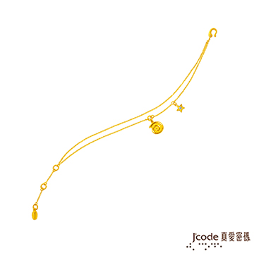 J’code真愛密碼 天蠍座-鸚鵡螺旋黃金手鍊