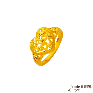 J’code真愛密碼 愛滿心黃金戒指