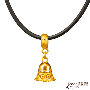 J’code真愛密碼 鐘生有錢黃金墜子 送項鍊