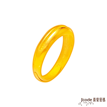 J’code真愛密碼 生生不息黃金男戒指