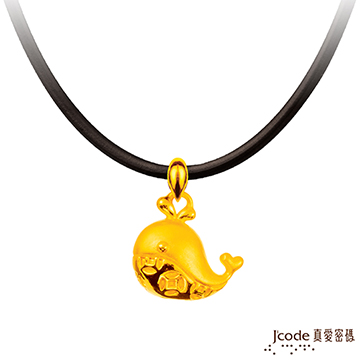 J’code真愛密碼 金錢有餘黃金墜子-立體硬金款 送項鍊
